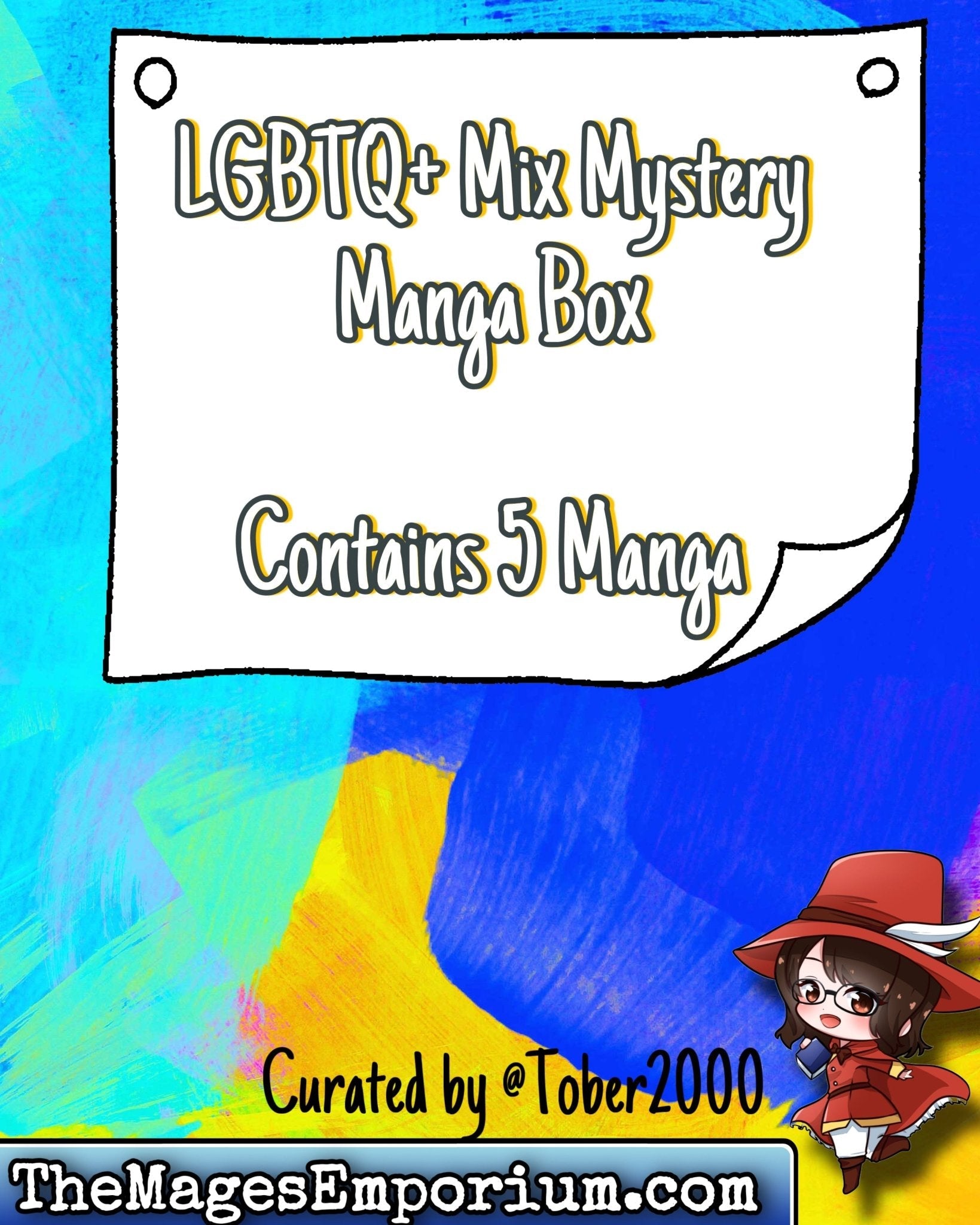 LGBTQ+ Mystery Manga Box - English Mixed Manga (Online Order Only)