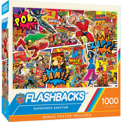 Flashbacks - Superhero Sanctum 1000 Piece Jigsaw Puzzle (ONLINE ORDER ONLY)
