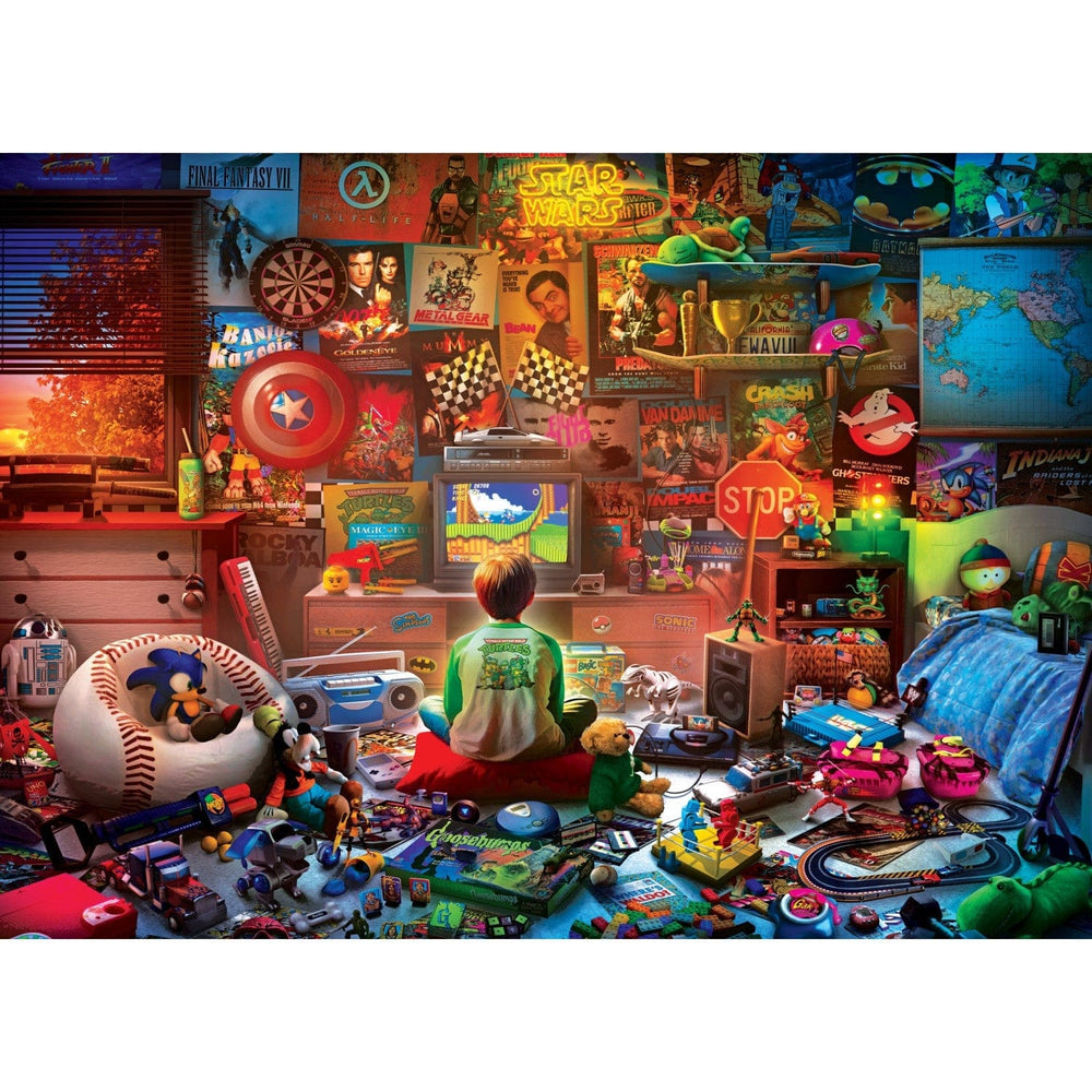 Back in Time - Old School Play 1000 Piece Jigsaw Puzzle (ONLINE ORDER ONLY)