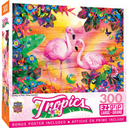 Tropics - Pretty in Pink 300 Piece EZ Grip Jigsaw Puzzle (ONLINE ORDER ONLY)