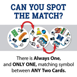 Carolina Panthers Spot It! Card Game (ONLINE ORDER ONLY)