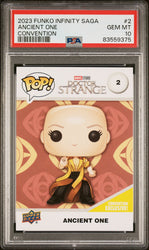 2023 UPPER DECK FUNKO POP MARVEL  ANCIENT ONE CONVENTION #2  PSA 10 (Online Order Only)