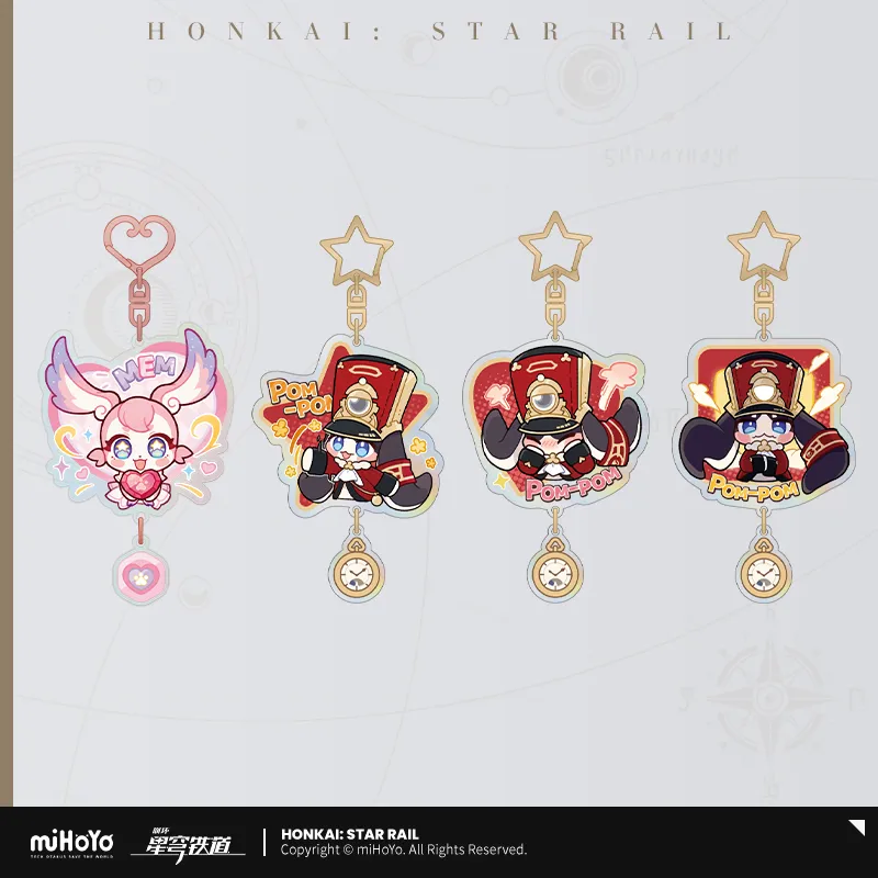 Pom-Pom Exhibition Series Pom-Pom Acrylic Keychain (ONLINE ORDER ONLY)