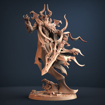 3D Printed Artisan Guild King Skutagaard The Lich Lord Darkness of the Lich Lord 28mm 32mm (Online Only)