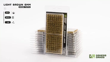 Gamers Grass | Grass Tuft | Small 6mm | Light Brown