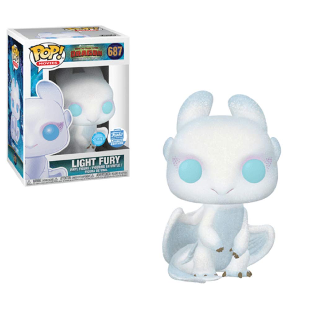 Funko POP! How To Train Your Dragon - Light Fury (Glitter) Vinyl Figure #687 Funko-Shop Exclusive [READ DESCRIPTION] (ONLINE ORDER ONLY)