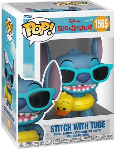 FUNKO POP! Disney: Lilo & Stitch - Stitch With Tube (Vinyl Figure, Collectible) [Action Figure] (ONLINE ORDER ONLY)