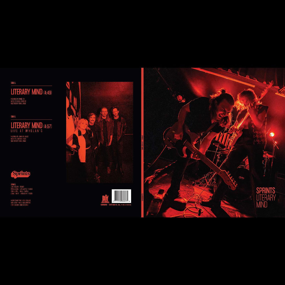 Sprints - Literary Mind [IEX Ltd 7" 33RPM] [Vinyl] (ONLINE ORDER ONLY)