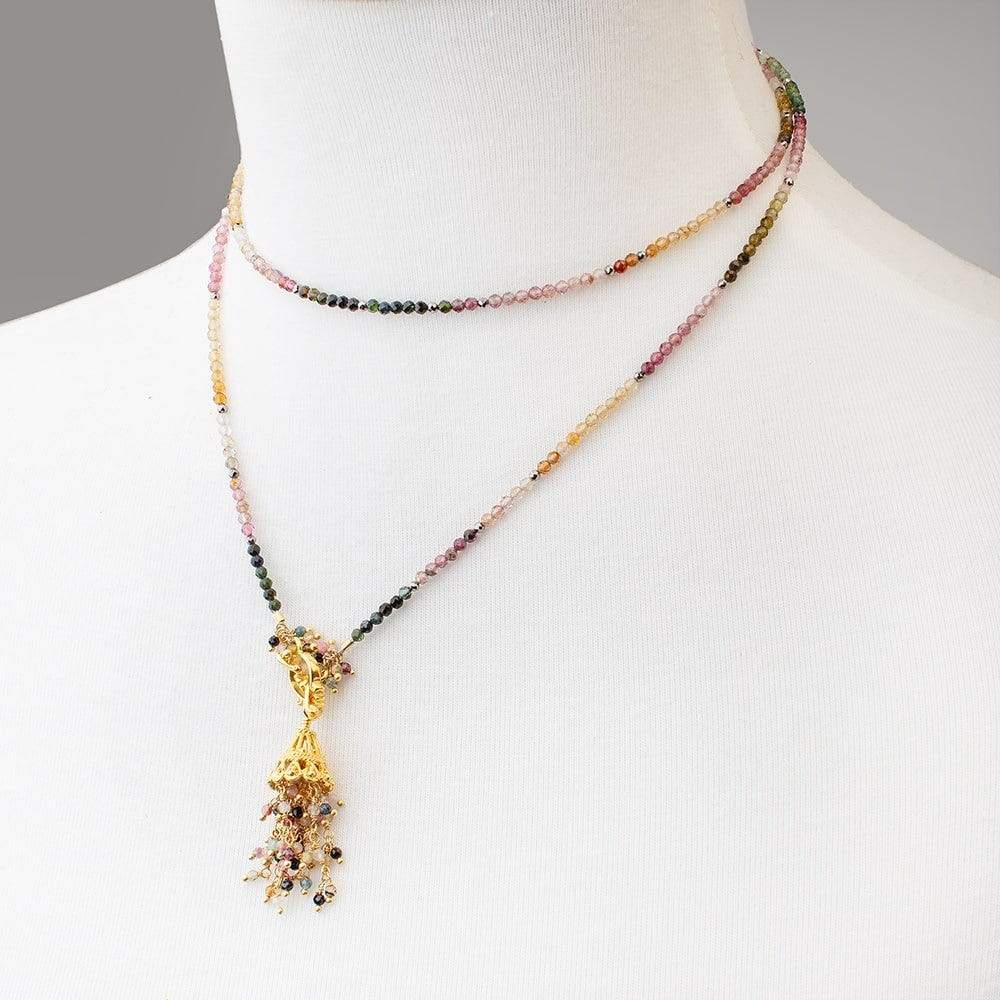 Little bit of sparkle Tourmaline Necklace kit (ONLINE ORDER ONLY)