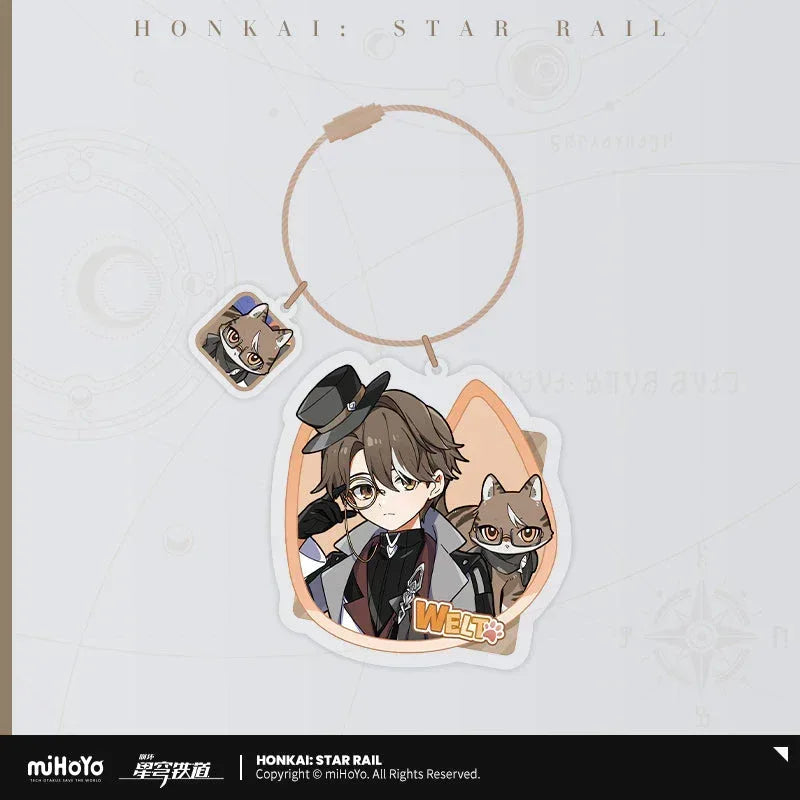 Honkai: Star Rail Little Cat Series Acrylic Keychain