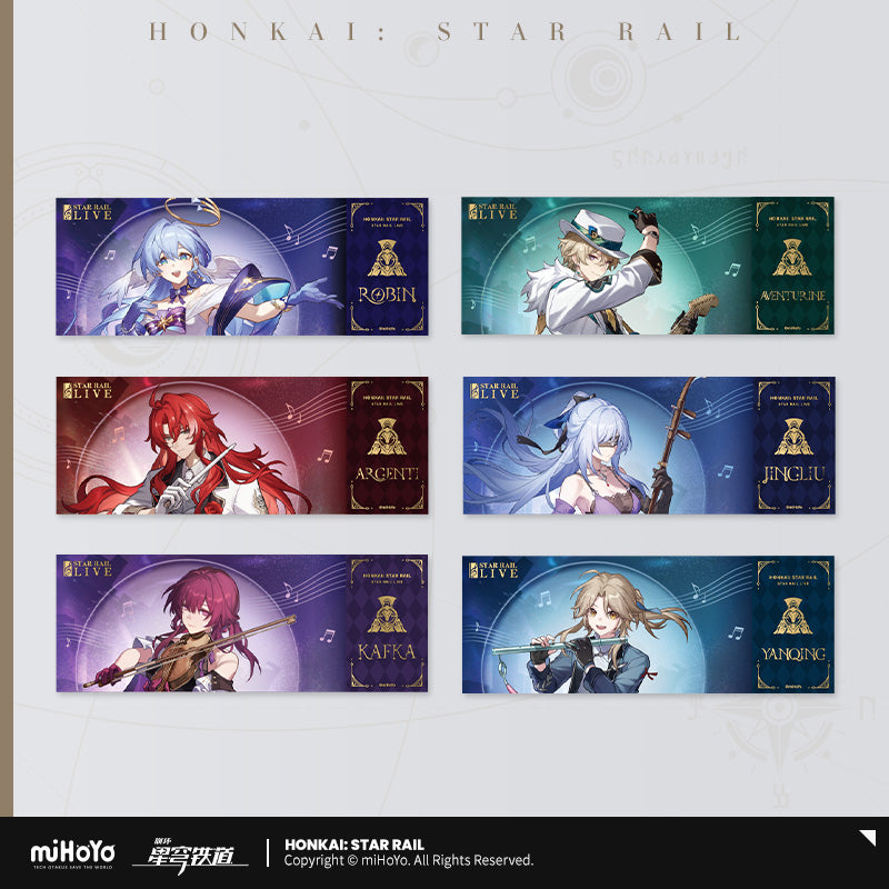 LIVE Series Laser Collectible Tickets (ONLINE ORDER ONLY)