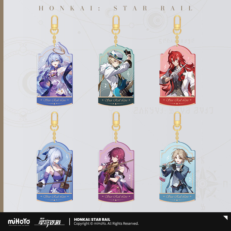 LIVE Series Quicksand Acrylic Keychain (ONLINE ORDER ONLY)
