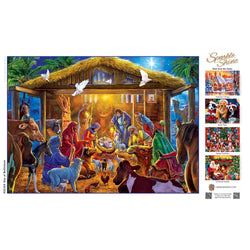 Sparkle & Shine - Star of Bethlehem 500 Piece Glitter Jigsaw Puzzle (ONLINE ORDER ONLY)