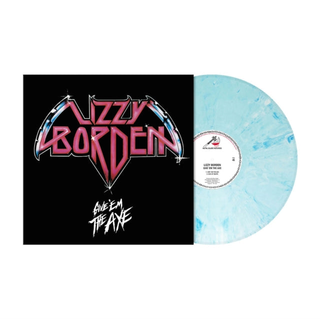 Lizzy Borden - Give 'Em The Axe (White Blue Marbled Colored Vinyl) [Vinyl]