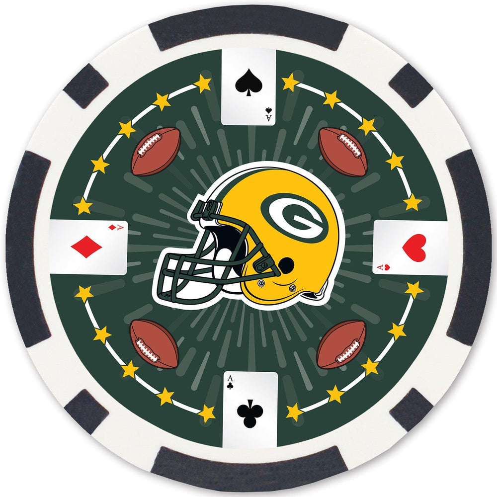 Green Bay Packers 100 Piece Poker Chips (ONLINE ORDER ONLY)