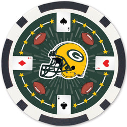 Green Bay Packers 100 Piece Poker Chips (ONLINE ORDER ONLY)