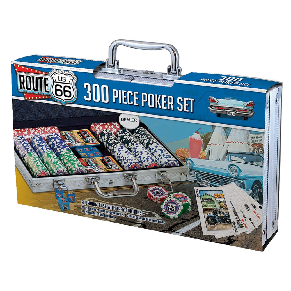 Route 66 300 Piece Poker Set (ONLINE ORDER ONLY)