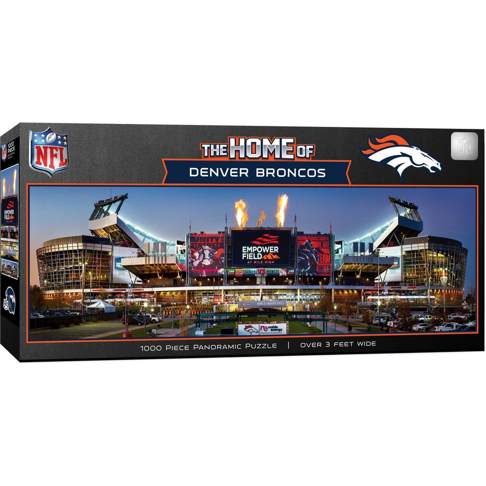Denver Broncos - Stadium View 1000 Piece Panoramic Jigsaw Puzzle (ONLINE ORDER ONLY)