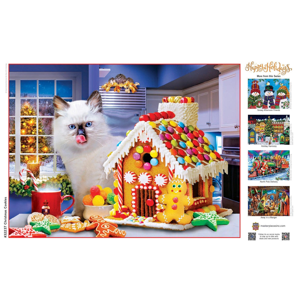 Happy Holidays - Christmas Cookies 300 Piece EZ Grip Jigsaw Puzzle (ONLINE ORDER ONLY)