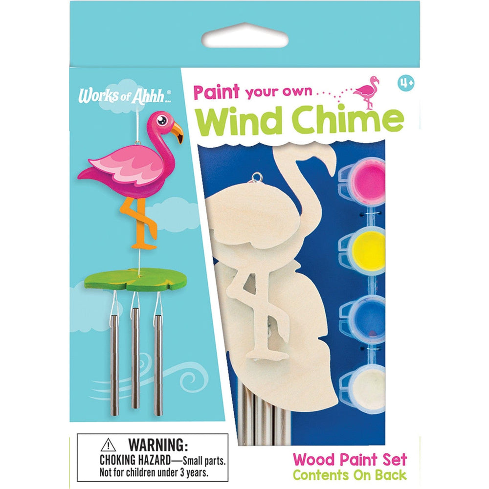 Flamingo Wind Chime Wood Craft & Paint Kit (ONLINE ORDER ONLY)