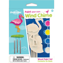 Flamingo Wind Chime Wood Craft & Paint Kit (ONLINE ORDER ONLY)