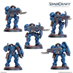 StarCraft The Miniatures Game: Terran: Marine Expansion Set (ONLINE ORDER ONLY)