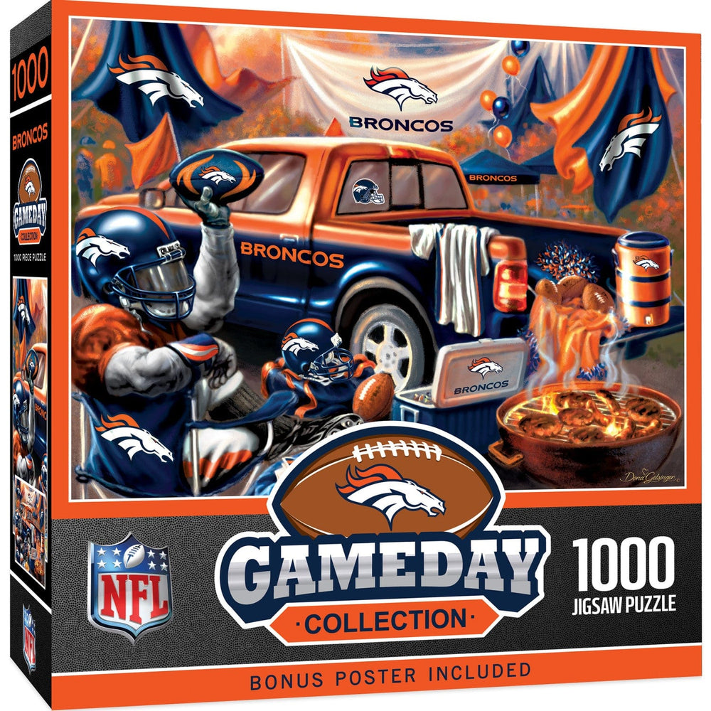 Denver Broncos - Gameday 1000 Piece Jigsaw Puzzle (ONLINE ORDER ONLY)