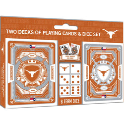 Texas Longhorns - 2-Pack Playing Cards & Dice Set (ONLINE ORDER ONLY)