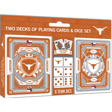 Texas Longhorns - 2-Pack Playing Cards & Dice Set (ONLINE ORDER ONLY)