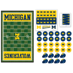 Michigan Wolverines Checkers Board Game
