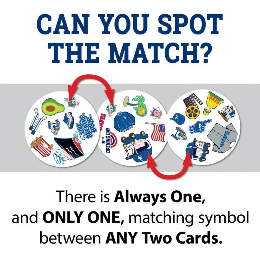 Los Angeles Dodgers Spot It! Card Game (ONLINE ORDER ONLY)
