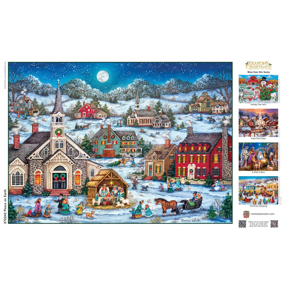 Season's Greetings - Peace on Earth 1000 Piece Jigsaw Puzzle (ONLINE ORDER ONLY)