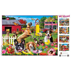 Wild & Whimsical - Dog Gone Good Day 1000 Piece Jigsaw Puzzle (ONLINE ORDER ONLY)