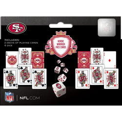San Francisco 49ers - 2-Pack Playing Cards & Dice Set (ONLINE ORDER ONLY)