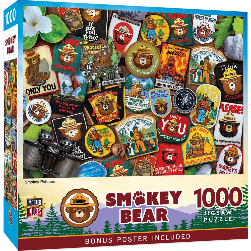 Smokey Bear Patches 1000 Piece Jigsaw Puzzle (ONLINE ORDER ONLY)