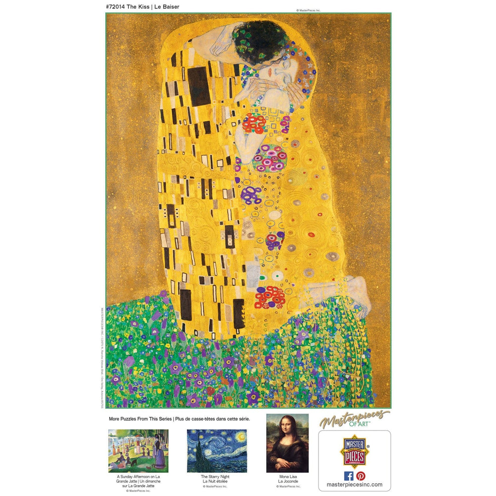 MasterPieces of Art - The Kiss 1000 Piece Jigsaw Puzzle (ONLINE ORDER ONLY)
