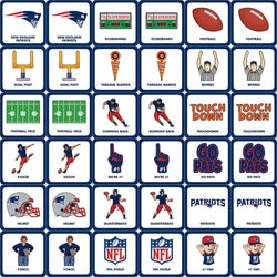 New England Patriots Matching Game (ONLINE ORDER ONLY)