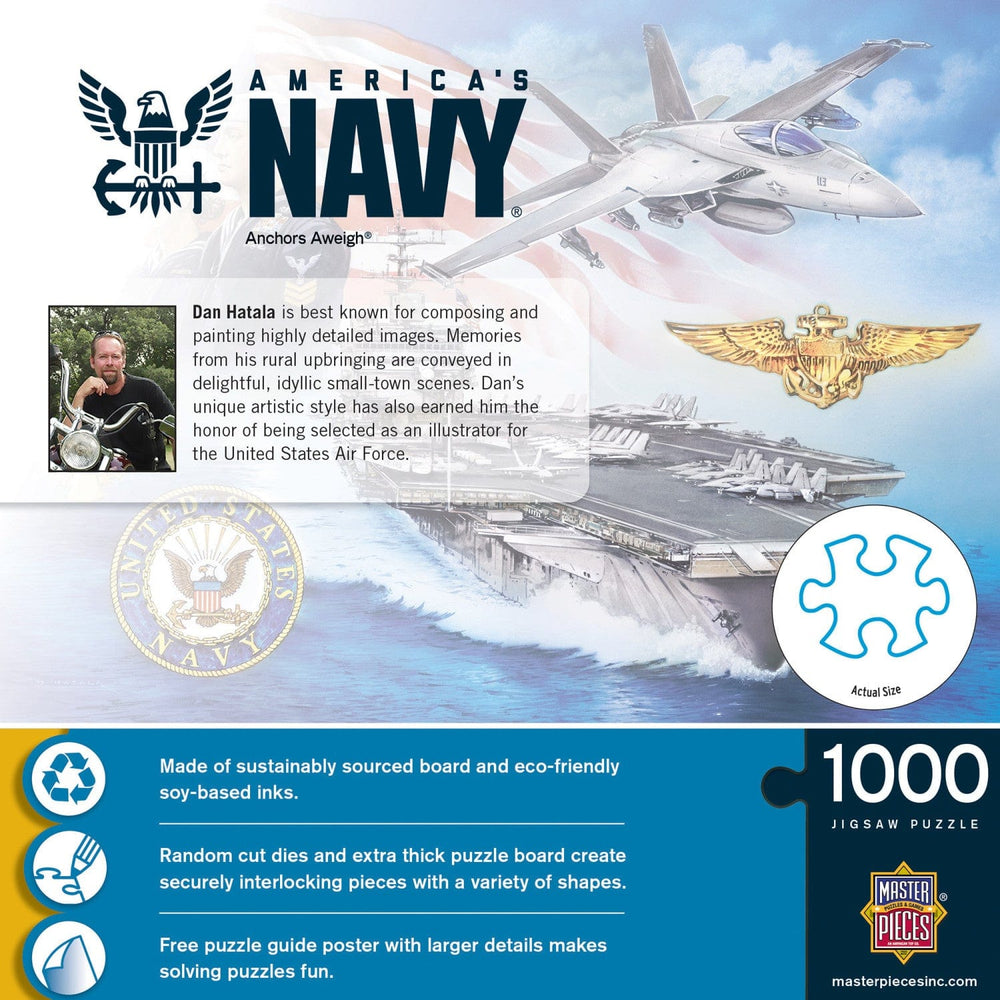 America's Navy - Anchors Away 1000 Piece Jigsaw Puzzle (ONLINE ORDER ONLY)