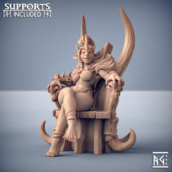 3D Printed Artisan Guild Trixia the Hobgoblin Queen Blackrazor Hobgoblins 28mm 32mm (Online Only)