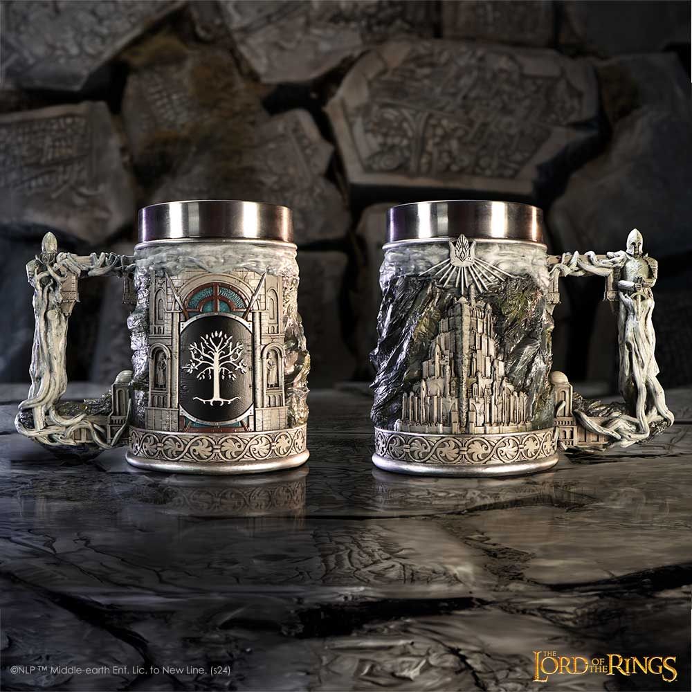 Lord of the Rings Gondor Sculpted Stainless Steel Tankard (ONLINE ORDER ONLY)