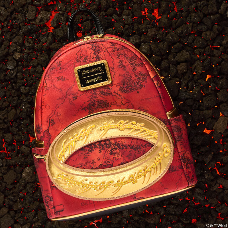 Lord of the Rings The One Ring Loungefly Mini Backpack (Online Order Only)