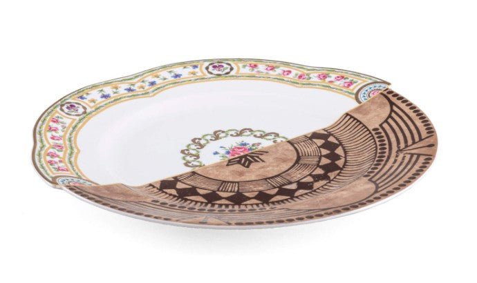 Lot of 5 Seletti Hobyo Porcelain Dinner Plates (Online Order Only)