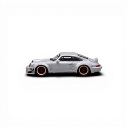CM Model Porsche 964 Widebody Nero Gray 1:64