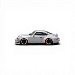 CM Model Porsche 964 Widebody Nero Gray 1:64