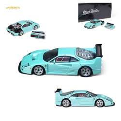 Stance Hunters Ferrari F40 LM Light Aqua Green 1:64