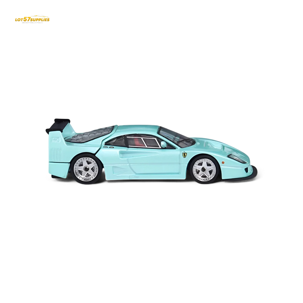 Stance Hunters Ferrari F40 LM Light Aqua Green 1:64