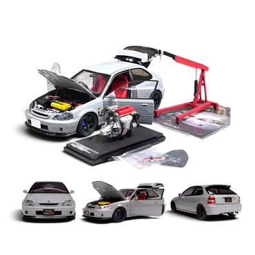 MOTORHELIX Honda Civic Type-R EK9 Nardo Grey 1:18