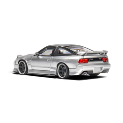 MicroTurbo Nissan 180SX Miyabi Metallic Silver 1:64