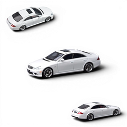Focal Horizon CLS 63 AMG Mk1 C219 Pearl White 1:64