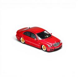 MK Model Mercedes-Benz E63 AMG W211 Lowered Red 1:64